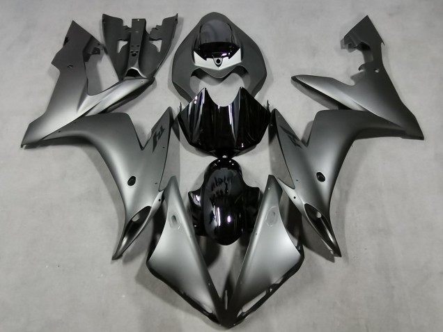 Carenados Moto Yamaha YZF 1000 R1 2004-2006 - Plata Mate Negro Brillante