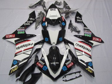 Carenados Moto Yamaha YZF 1000 R1 2007-2008 - Negro Brillante Blanco Rojo Azul Volvo Sterilgarda Fimer