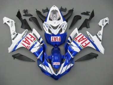 Carenados Moto Yamaha YZF 1000 R1 2007-2008 - Blanco Azul Rojo Fiat