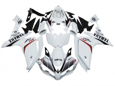 Carenados Moto Yamaha YZF 1000 R1 2007-2008 - Blanco Rojo Negro Raya M1