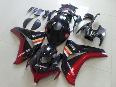 Carenados Moto Honda CBR1000RR 2008-2011 - Negro Brillante Rojo Mugen
