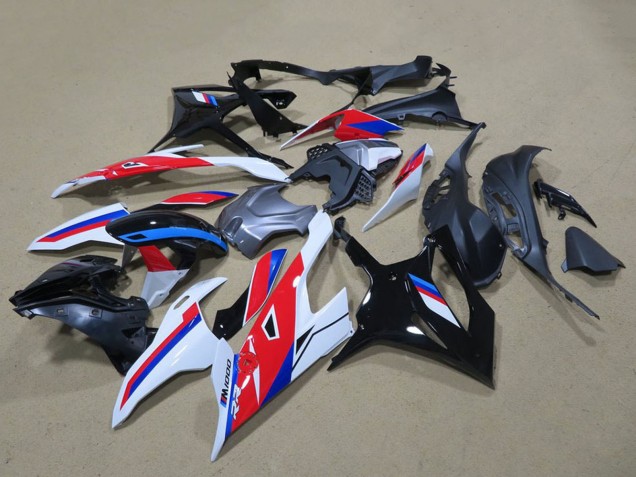 Carenado Moto BMW S1000RR 2019-2022 - Negro Blanco Rojo Azul