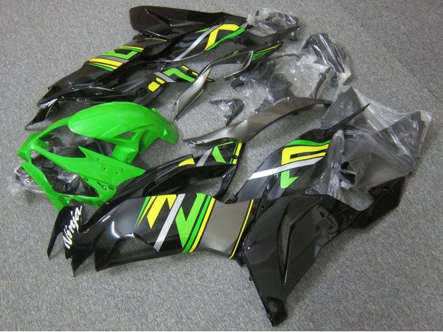 Carenados Moto Kawasaki ZX6R 2019-2022 - Verde Negro Amarillo