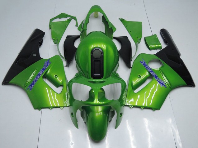 Carenados Moto Kawasaki ZX12R 2000-2001 - Verde Negro Azul