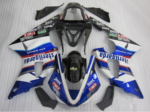 Carenados Moto Yamaha YZF R1 2000-2001 - Blanco Azul Negro Rojo Fimer Sterilgarda