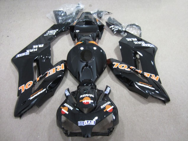Carenados Moto Honda CBR1000RR 2004-2005 - Negro Brillante Naranja Repsol