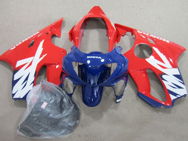 Carenados Moto Honda CBR600 F4 1999-2000 - Rojo Azul Oscuro