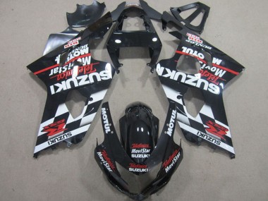 Carenados Moto Suzuki GSXR 600 2004-2005 - Negro Brillante Rojo Blanco Telefonica MoviStar