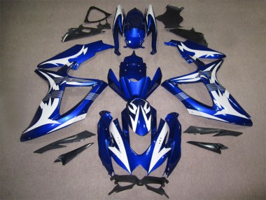 Carenados Moto Suzuki GSXR 600 2008-2010 - Blanco Azul