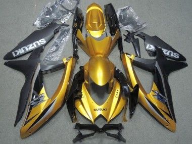 Carenados Moto Suzuki GSXR 600 2008-2010 - Oro Negro Mate