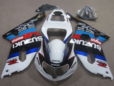 Carenados Moto Suzuki GSXR 750 2001-2003 - Blanco Azul Rojo Negro Motul
