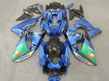 Carenados Moto Suzuki GSXR 1000 2009-2016 - Azul Verde JOMO