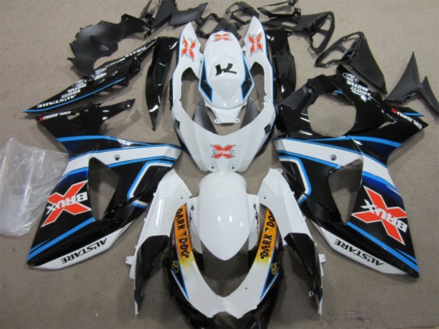 Carenados Moto Suzuki GSXR 1000 2009-2016 - Blanco Azul Amarillo Negro Brux Dark Dog