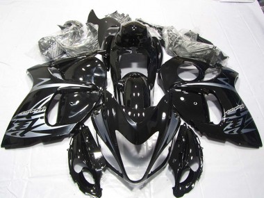 Carenados Moto Suzuki GSXR 1300 Hayabusa 2008-2020 - Negro Brillante Plata