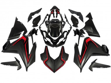 Carenado Moto Honda CBR500R 2022-2023 - Negro Mate Rojo