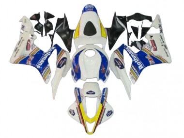 Carenados Moto Honda CBR600RR 2007-2008 - Blanco Azul Amarillo Rothmans