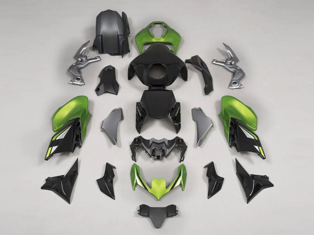 Carenados Moto Kawasaki Z900 2020-2024 - Negro Verde