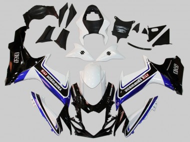 Carenados Moto Suzuki GSXR 600/750 2011-2024 - Blanco Azul Negro Alstare