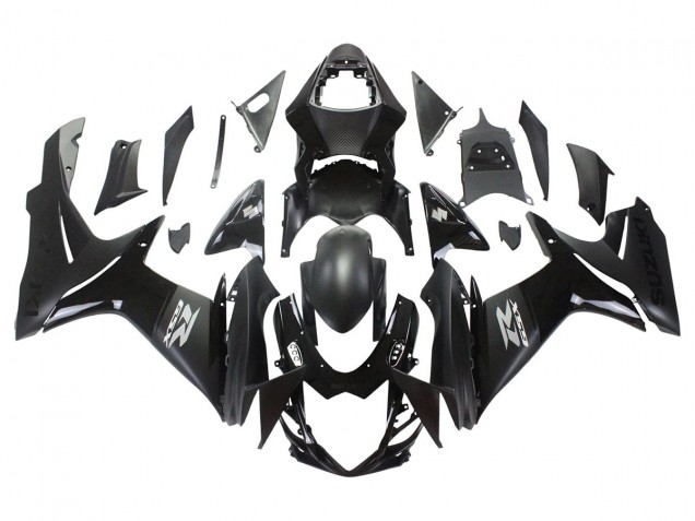 Carenados Moto Suzuki GSXR 600/750 2011-2024 - Negro Mate Negro Brillante