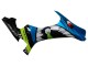 Carenados Moto Yamaha YZF R1 2015-2019 - Azul Verde Negro Tiburón