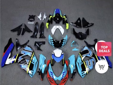 Carenados Moto Suzuki GSXR 1000 2009-2016 - Azul Rojo Amarillo Blanco