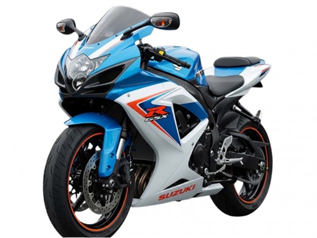 Carenados Moto Suzuki GSXR 600 2006-2007 - Blanco Azul Rojo